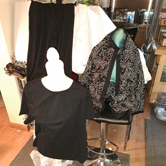 NWT- 3 PC Victor COSTA Embossed Jacket-Sport Savvy Pants & Shirt Large - Picture 2 of 9